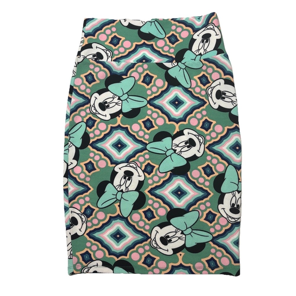 LuLaRoe Mini Skirt in Mint Green, Black, White, Pink